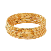 Glimmering Golden Bangles - Mojood